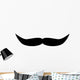 Slight Turn Silly Mustache Wall Decal