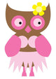 Cute Little Owl Wall Decal
