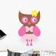 Cute Little Owl Wall Decal