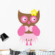 Cute Little Owl Wall Decal