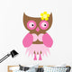 Cute Little Owl Wall Decal