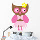 Cute Little Owl Wall Decal