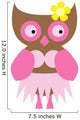 Cute Little Owl Wall Decal