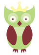 Cute Little Owl Wall Decal