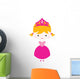 Pretty Blond Princess with Wall Decal
