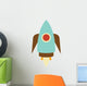 Cute Little Rocket Wall Decal