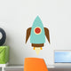 Cute Little Rocket Wall Decal