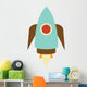 Cute Little Rocket Wall Decal