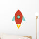 Cute Little Rocket Wall Decal