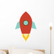 Cute Little Rocket Wall Decal