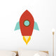 Cute Little Rocket Wall Decal