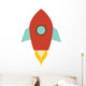 Cute Little Rocket Wall Decal