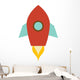 Cute Little Rocket Wall Decal