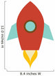 Cute Little Rocket Wall Decal