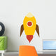 Cute Little Rocket Wall Decal