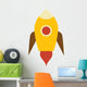 Cute Little Rocket Wall Decal