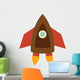 Cute Little Rocket Wall Decal