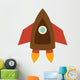 Cute Little Rocket Wall Decal