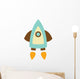 Cute Little Rocket Wall Decal