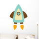 Cute Little Rocket Wall Decal
