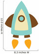 Cute Little Rocket Wall Decal