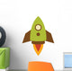 Cute Little Rocket Wall Decal