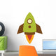 Cute Little Rocket Wall Decal