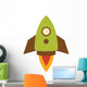 Cute Little Rocket Wall Decal