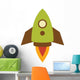 Cute Little Rocket Wall Decal