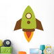 Cute Little Rocket Wall Decal