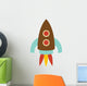 Cute Little Rocket Wall Decal