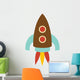 Cute Little Rocket Wall Decal