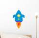 Cute Little Rocket Wall Decal