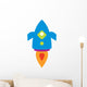 Cute Little Rocket Wall Decal