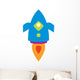 Cute Little Rocket Wall Decal