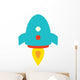 Cute Little Rocket Wall Decal