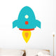 Cute Little Rocket Wall Decal