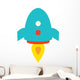 Cute Little Rocket Wall Decal