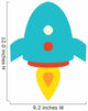Cute Little Rocket Wall Decal