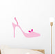 Pink Princess Slipper Wall Decal