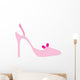 Pink Princess Slipper Wall Decal