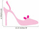 Pink Princess Slipper Wall Decal