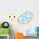 Cute Cartoon Snail with Wall Decal
