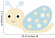 Cute Cartoon Snail with Wall Decal