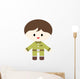 Cute Little Soldier Boy Wall Decal