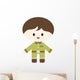 Cute Little Soldier Boy Wall Decal