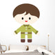 Cute Little Soldier Boy Wall Decal