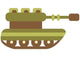 Cute Cartoon Military Tank Wall Decal