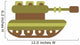 Cute Cartoon Military Tank Wall Decal