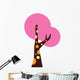 Pink Abstract Colorful Tree Wall Decal
